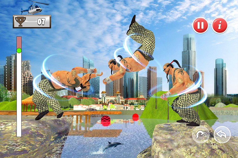 Backflip Challenge:Stunt Games - Gameplay image of android game