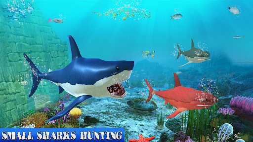 Big Shark Vs Small Sharks - Gameplay image of android game