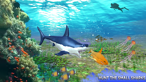 Big Shark Vs Small Sharks - Gameplay image of android game