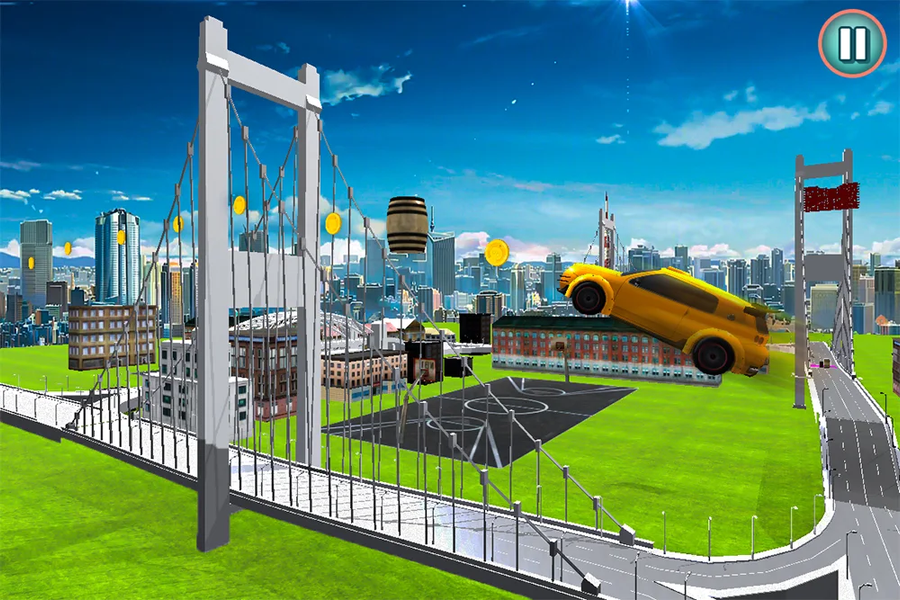 Car Stunts Slingshot Games - عکس بازی موبایلی اندروید
