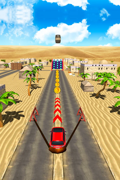 Car Stunts Slingshot Games - عکس بازی موبایلی اندروید