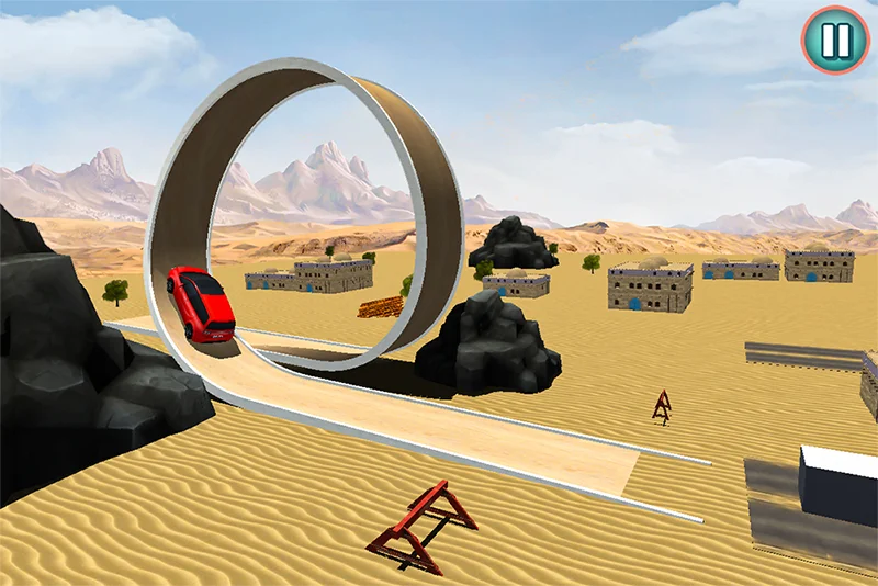 Car Stunts Slingshot Games - عکس بازی موبایلی اندروید