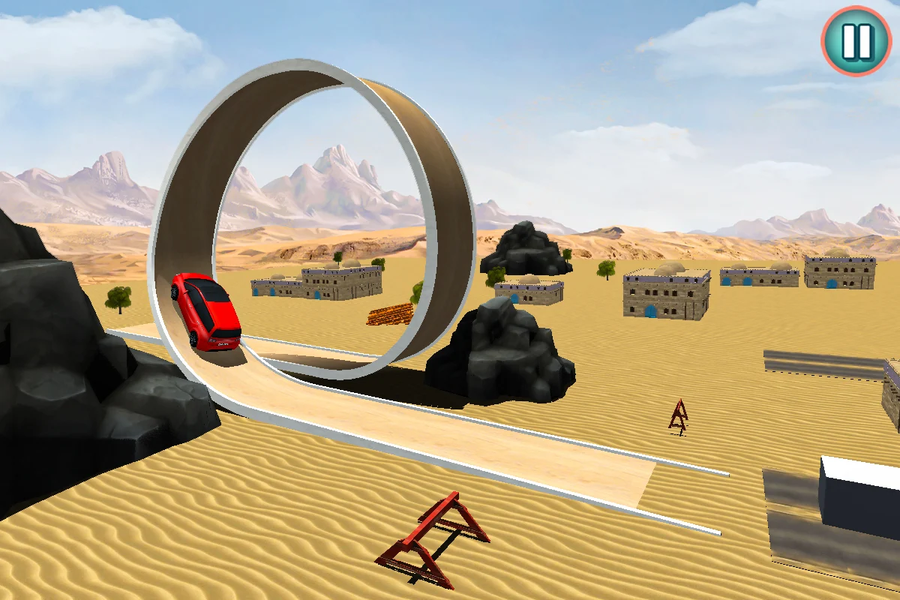 Car Stunts Slingshot Games - عکس بازی موبایلی اندروید