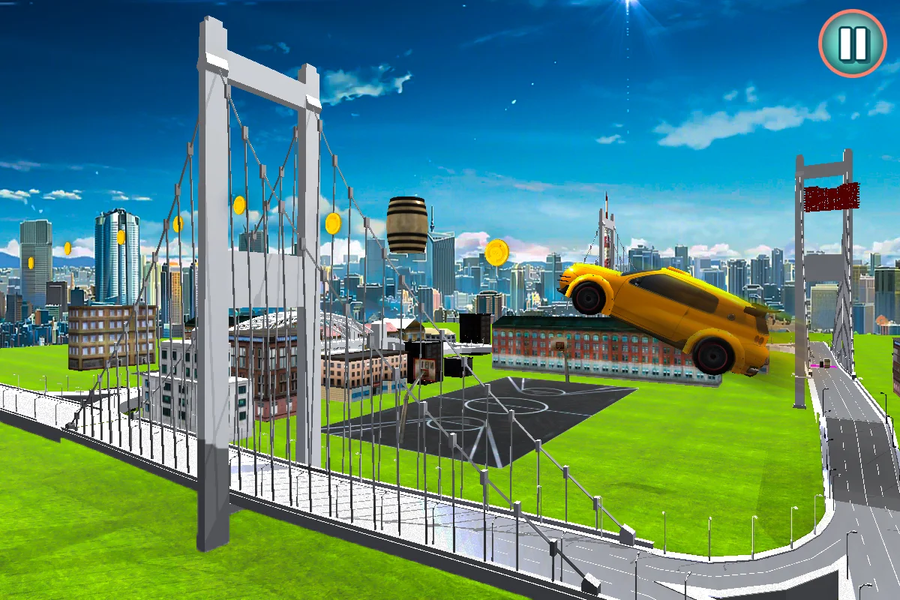 Car Stunts Slingshot Games - عکس بازی موبایلی اندروید