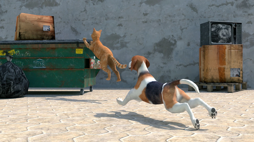 Virtual Dog Sim: Pet Dog Games - عکس بازی موبایلی اندروید