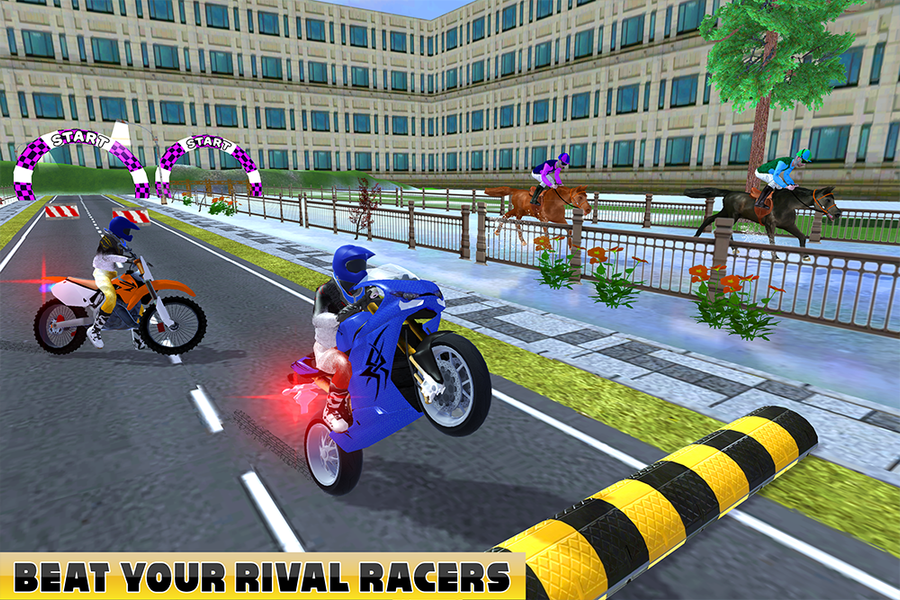 Horse Vs Bike: Ultimate Race - عکس بازی موبایلی اندروید