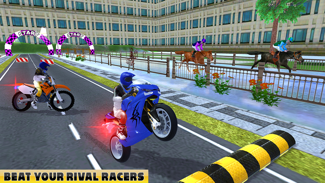 Horse Vs Bike: Ultimate Race - Gameplay image of android game