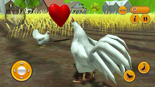 Talking Rooster: Chicken Games - Image screenshot of android app