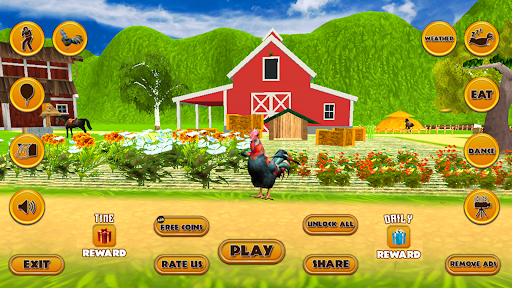 Rooster Family: Chicken Games - عکس برنامه موبایلی اندروید