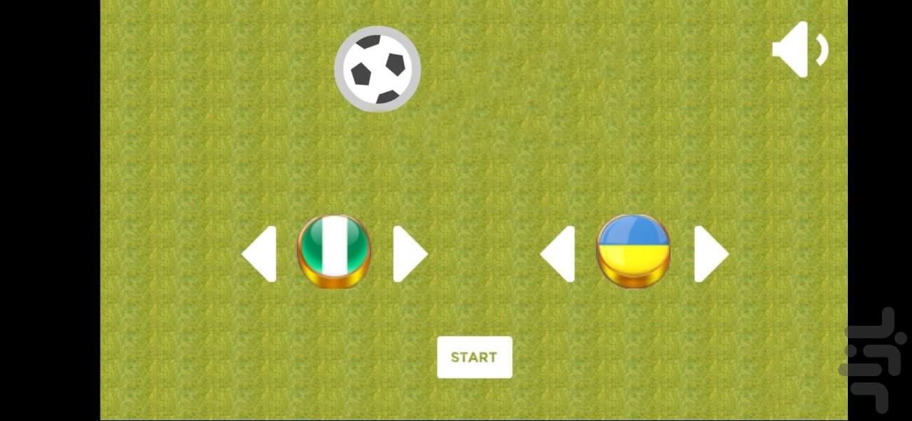 بازی فوتبال دو نفری - Gameplay image of android game