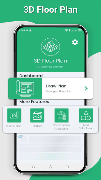 Draw Floor,3D Floor Plan Ideas - عکس برنامه موبایلی اندروید