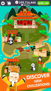 Idle Civilization: Civ Builder & Idle Clicker Game - Gameplay image of android game