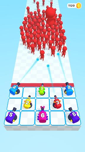 Shooting Towers: Merge Defense - Gameplay image of android game