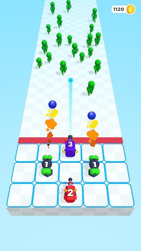 Shooting Towers: Merge Defense - Gameplay image of android game