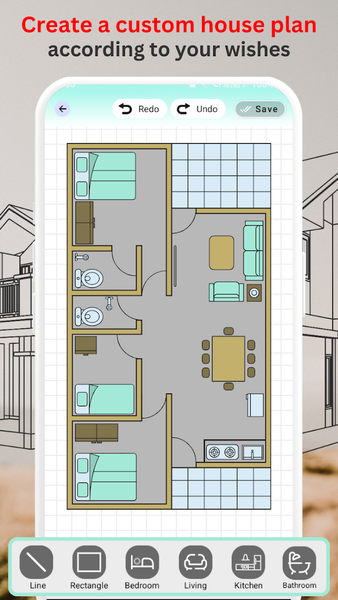 Floor Planner: Home Design - عکس برنامه موبایلی اندروید