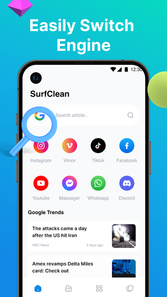 Surf Clean - Image screenshot of android app