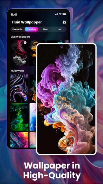 Flow Simulation Live Wallpaper - عکس برنامه موبایلی اندروید