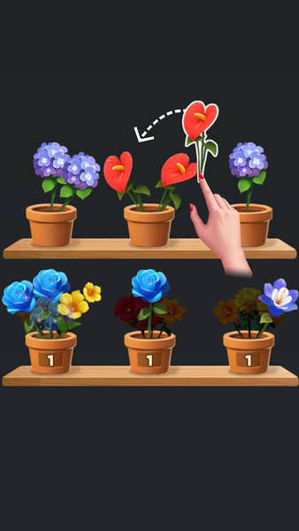 Flora Sort 3D - عکس بازی موبایلی اندروید