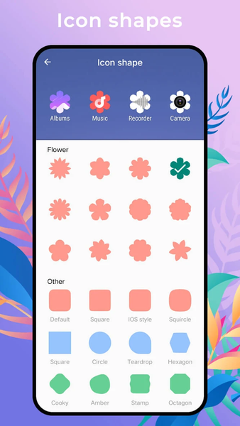 Flower Launcher, beauty themes - عکس برنامه موبایلی اندروید