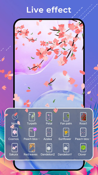Flower Launcher, beauty themes - عکس برنامه موبایلی اندروید