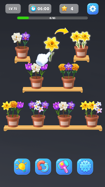 Flower Sort: Bloom Puzzle Game - عکس بازی موبایلی اندروید