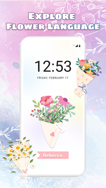 DIY Flower Language Wallpaper - عکس برنامه موبایلی اندروید