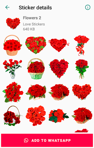 New WAStickerApps Flowers 🌷🌹 Bouquet Stickers - عکس برنامه موبایلی اندروید