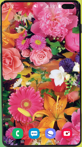 Flowers Wallpaper HD - Image screenshot of android app