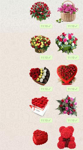 Flowers Stickers WASticker - عکس برنامه موبایلی اندروید