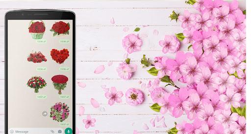 Flowers Stickers for WhatsApp - عکس برنامه موبایلی اندروید