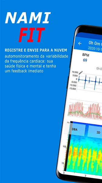 Nami: Heart, BPM, HRV & Breath - عکس برنامه موبایلی اندروید