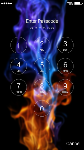 Fire Lock Screen - عکس برنامه موبایلی اندروید