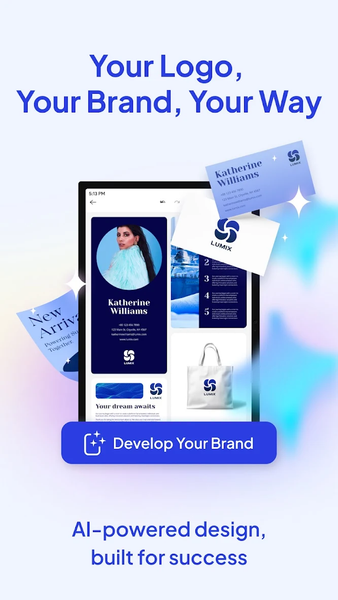 Fluer AI Logo Maker - عکس برنامه موبایلی اندروید