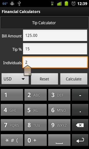 Financial Calculators Lite - Image screenshot of android app