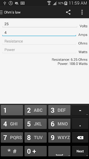 Audio Wizard - Calculators - Image screenshot of android app