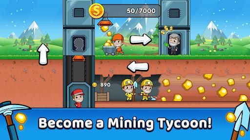 Idle Miner Tycoon – در جستجوی طلا - Gameplay image of android game