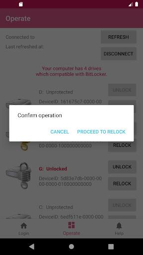 Remote Bitlocker - عکس برنامه موبایلی اندروید