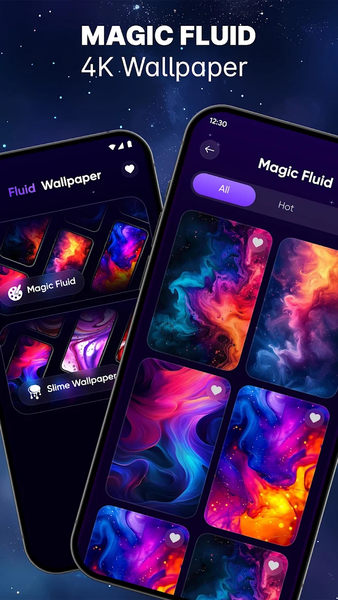 Fluid Magic: ۴D Live Wallpaper - عکس برنامه موبایلی اندروید
