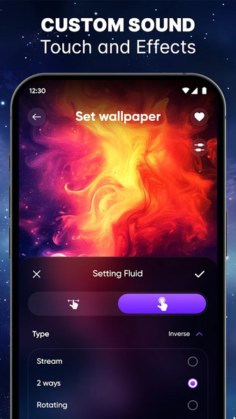 Fluid Magic: ۴D Live Wallpaper - عکس برنامه موبایلی اندروید