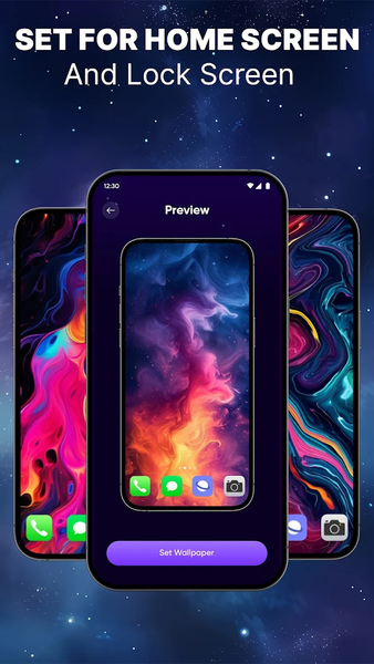 Fluid Magic: ۴D Live Wallpaper - عکس برنامه موبایلی اندروید