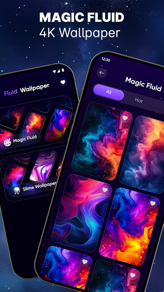 Fluid Magic: ۴D Live Wallpaper - عکس برنامه موبایلی اندروید