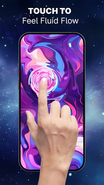 Fluid Magic: ۴D Live Wallpaper - عکس برنامه موبایلی اندروید