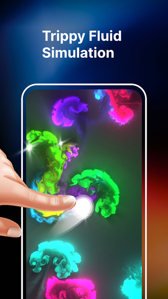 Magic Fluid: Live Wallpaper - Image screenshot of android app