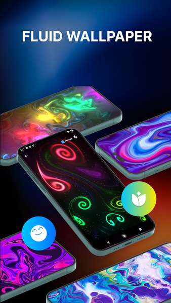 Magic Fluid: Live Wallpaper - Image screenshot of android app