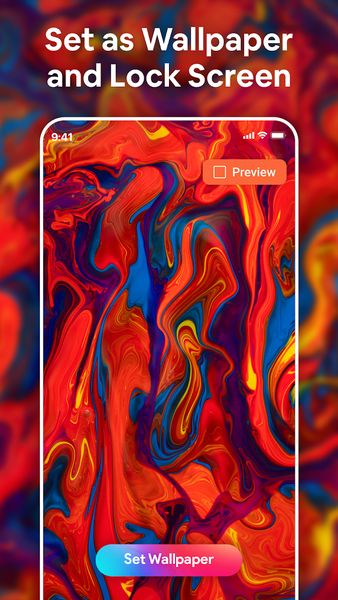 4K & HD Fluid Live Wallpaper - Image screenshot of android app