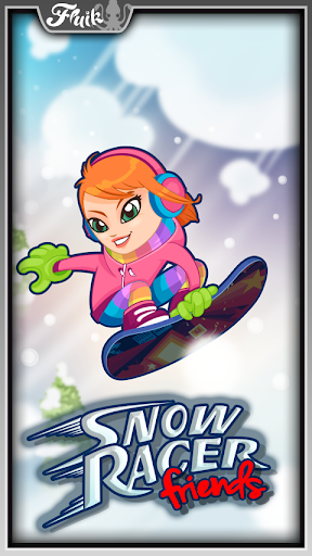 Snow Racer Friends Free - Gameplay image of android game