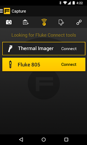Fluke Connect - Image screenshot of android app