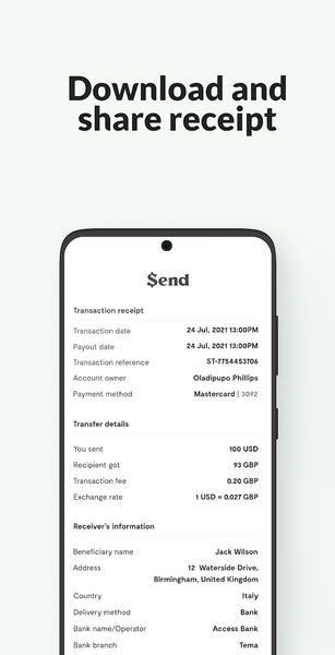 Send App (Prev. Send) - Image screenshot of android app