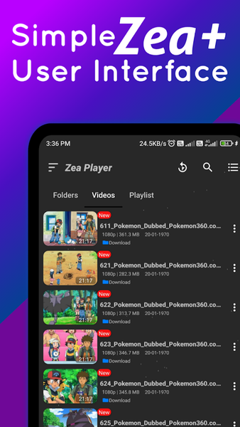 FLV Video Player - mVid Player - عکس برنامه موبایلی اندروید