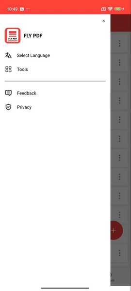 FLY PDF - Image screenshot of android app